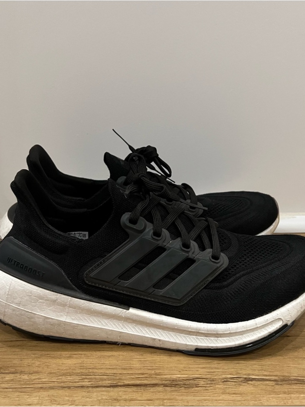 adidas ultraboost Men's Black Running Shoes with White Midsole